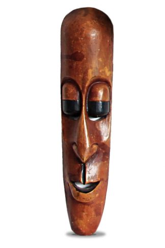 Masque mural en bois SKU-1013